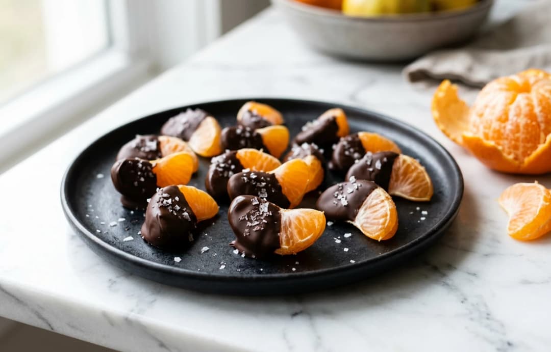 Dark Chocolate Dipped Tangerines