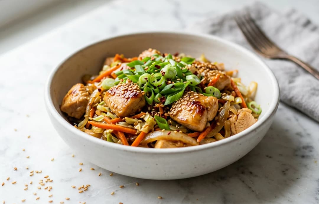 Deconstructed Egg Roll Bowl
