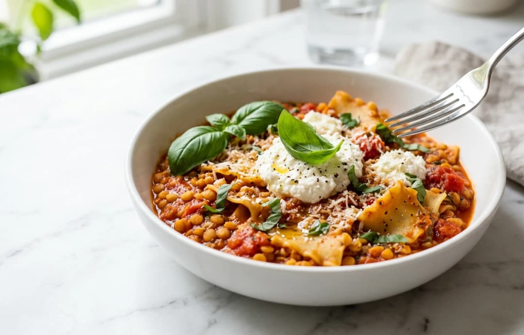 Deconstructed Lentil Lasagna Bowl