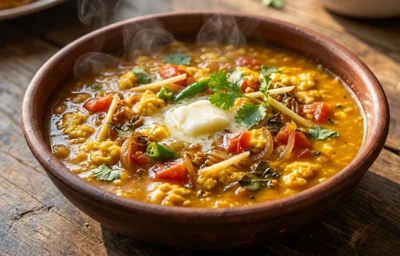 Dhaba Anda Tadka with Roti - Recipe 1