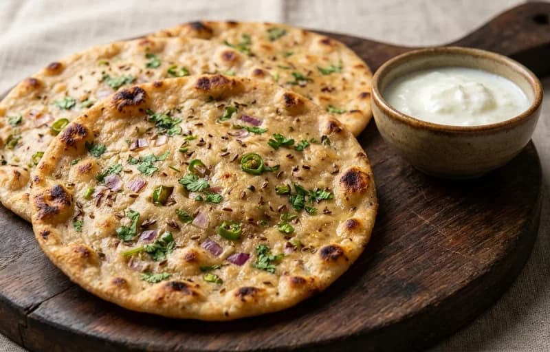 Dhapate with Anda Bhurji - Recipe 1