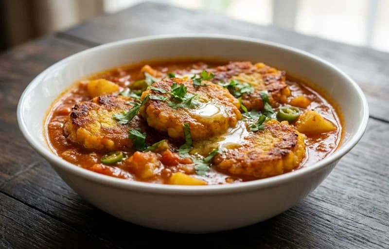 Ruti with Dhokar Dalna - Recipe 2