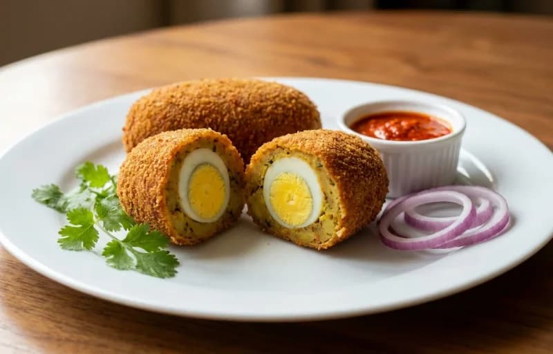 Dim er Chop, Jhal Muri and Ghugni - Recipe 1