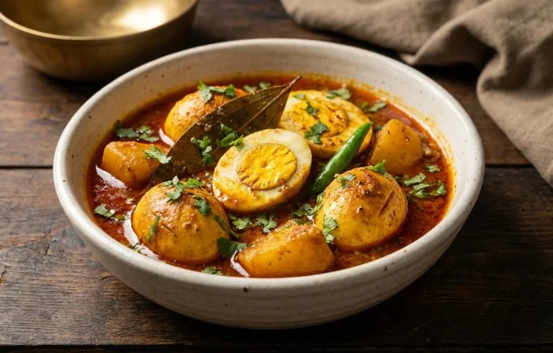 Dim er Dalna with Bengali Luchi - Recipe 1