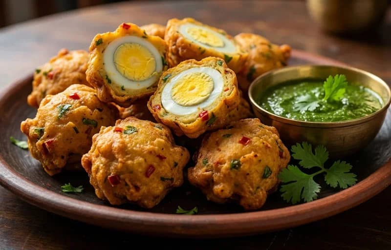 Dimer Pakora with Masala Chai - Recipe 1
