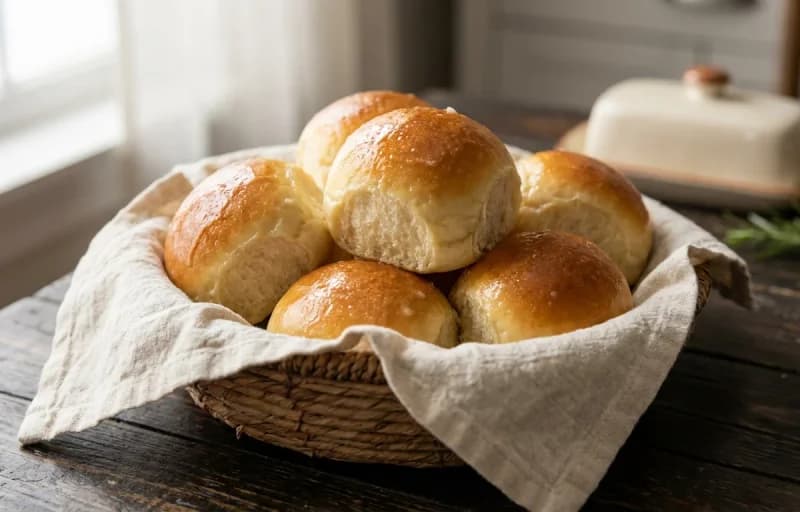 Chicken and Wild Rice Soup with Dinner Rolls - Recipe 2