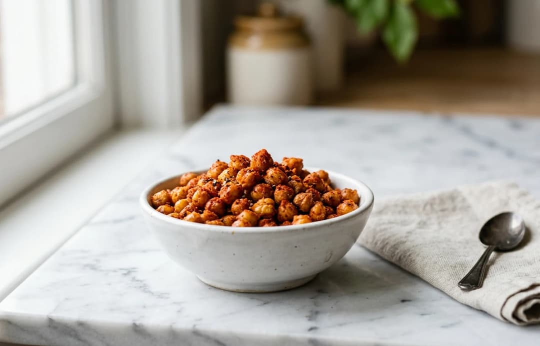 DIY Spicy Roasted Chickpeas