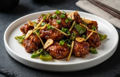 Dry Garlic Chicken