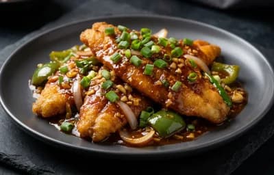 Dry Garlic Fish