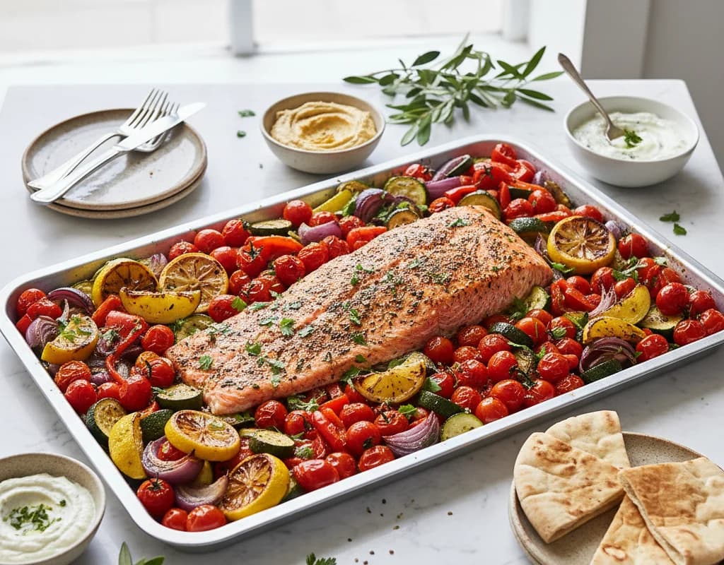 Mediterranean Salmon Tray