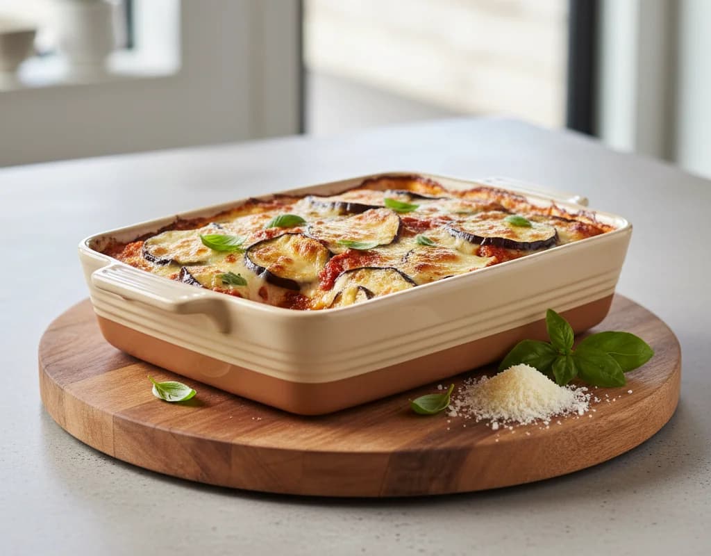 Eggplant Parmesan Bake