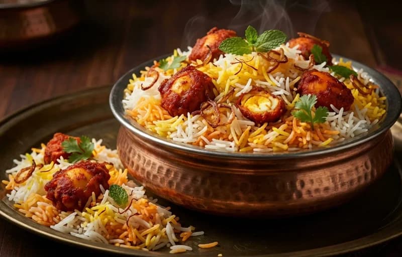 Egg 65 Biryani