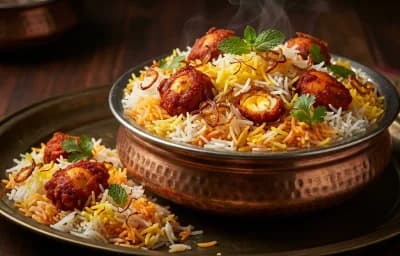 Egg 65 Biryani
