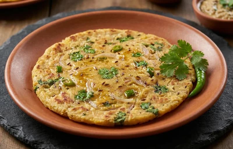 Egg Akki Roti with Tomato Gojju - Recipe 1