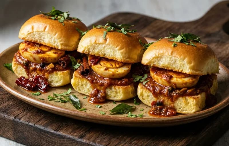 Egg Balchao Sliders