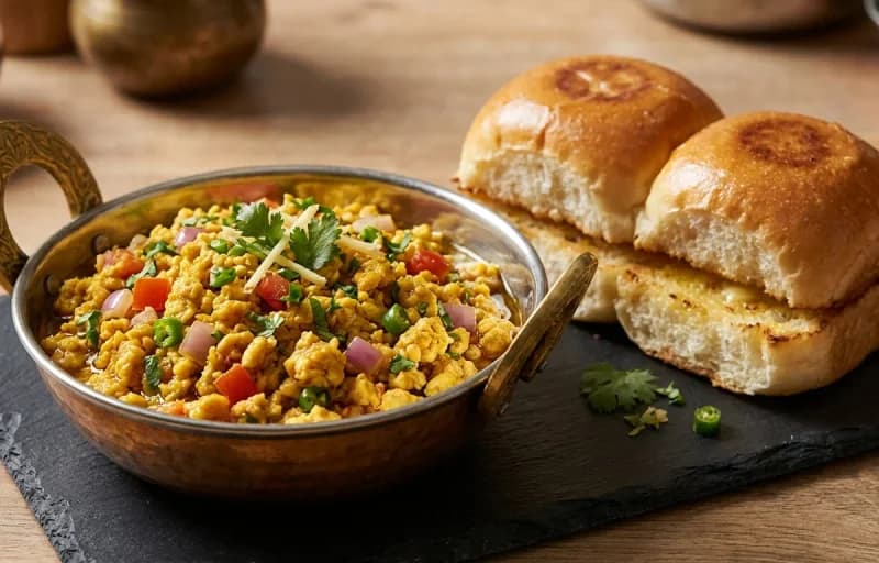 Egg Bhurji Pav