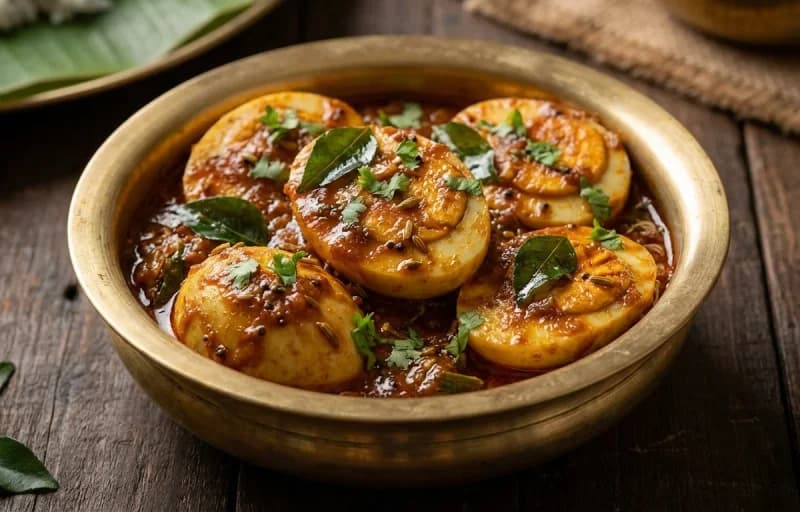 Egg Chukka, Chapati and Dal Fry - Recipe 1