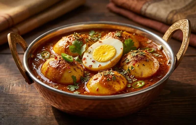 Egg Curry, Taftan and Sirke Wale Pyaaz - Recipe 1