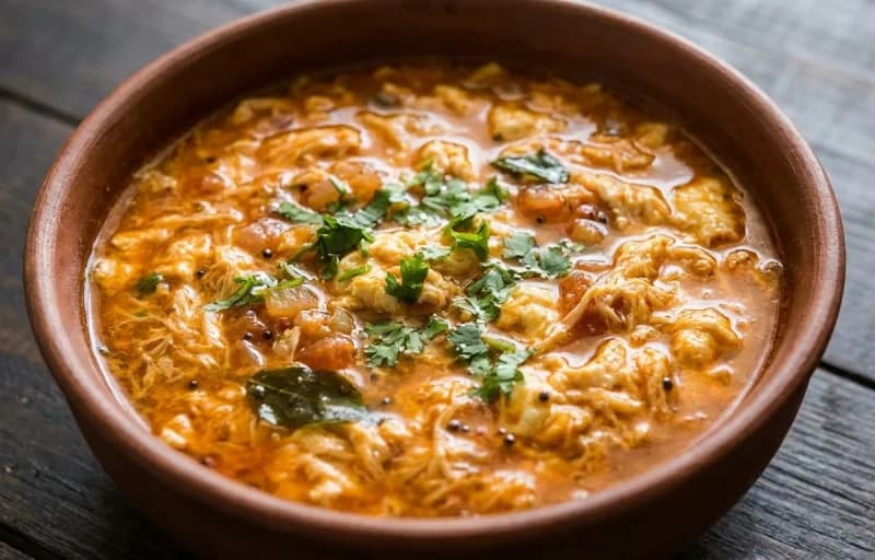 Egg Drop Curry (Shiryachi Amti) with Chapati - Recipe 1