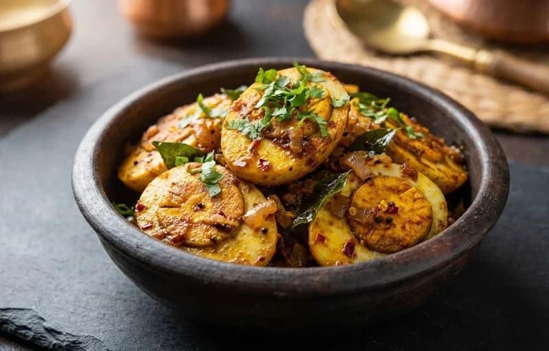 Rava Upma with Egg Fry - Recipe 2