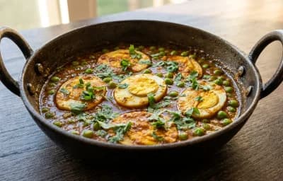 Egg Green Peas Curry
