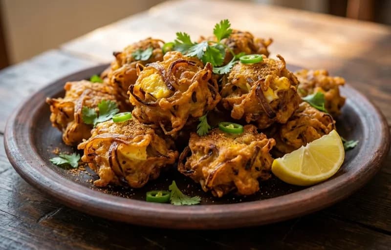 Egg Kanda Bhaji with Ladi Pav - Recipe 1