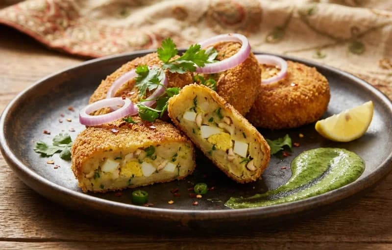 Egg Kebab with Garlic Yogurt Dip - Recipe 1