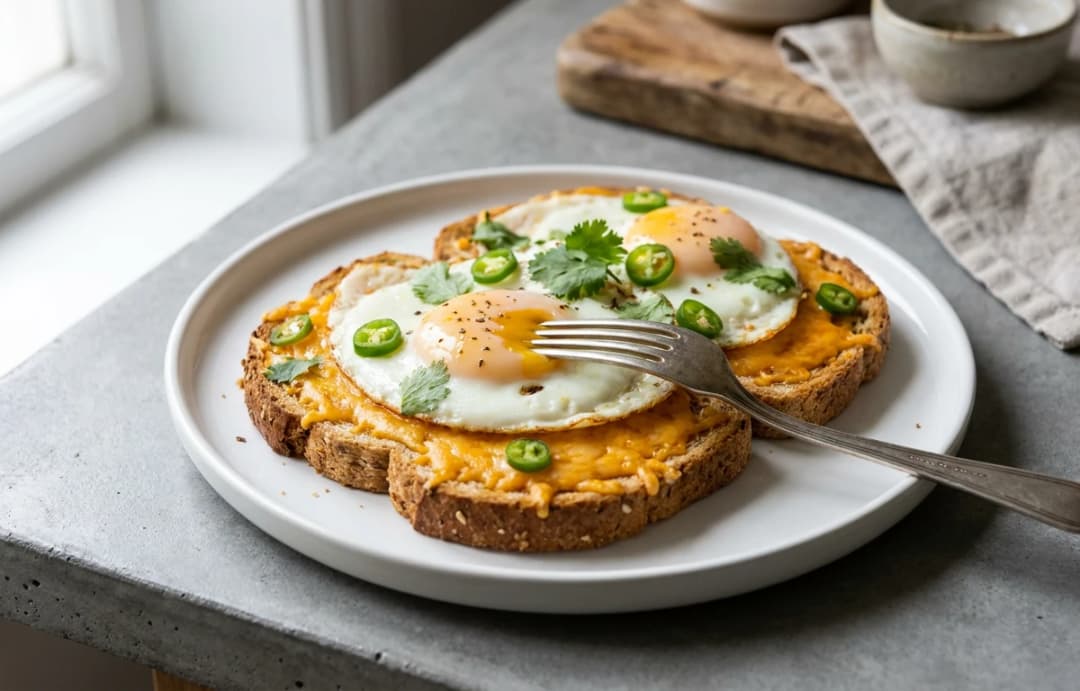 Egg Kejriwal On Whole-Wheat Toast