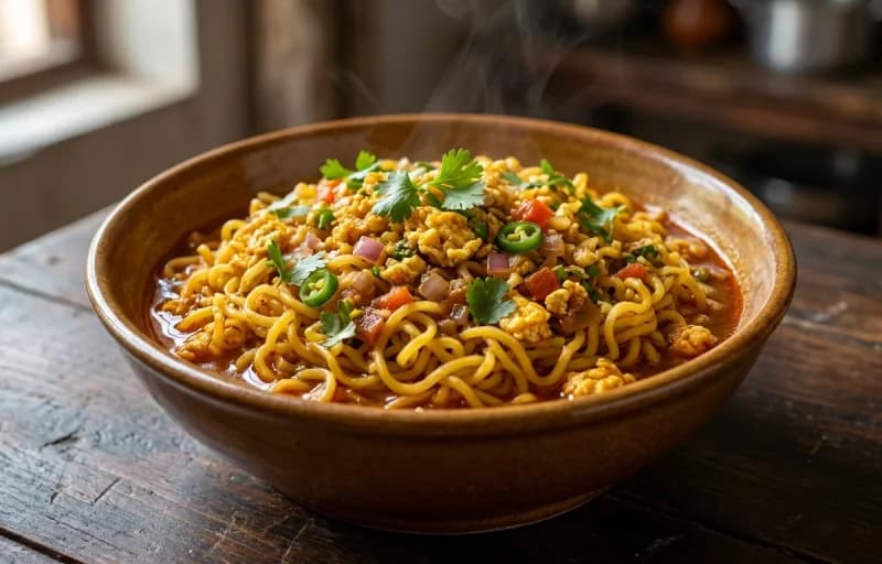Egg Masala Maggi