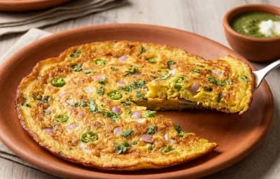 Egg Moong Dal Cheela