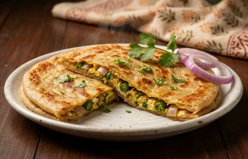 Egg Mughlai Paratha