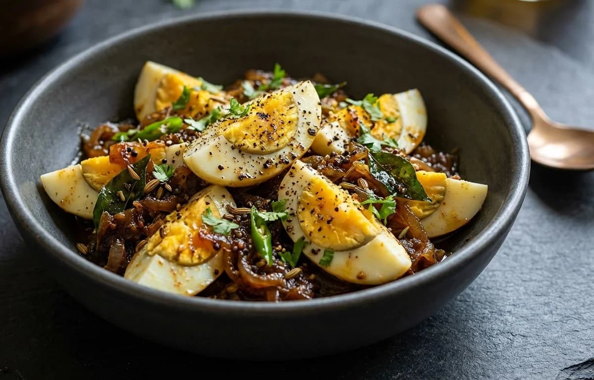 Egg Pepper Fry