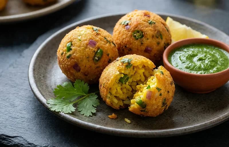 Egg Rice Vada
