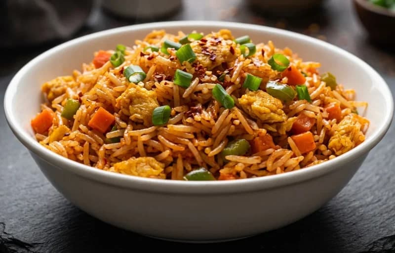 Egg Schezwan Fried Rice