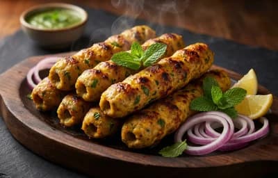 Egg Seekh Kebab