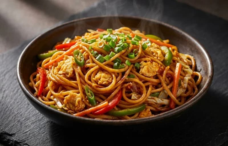 Egg Szechuan Noodles