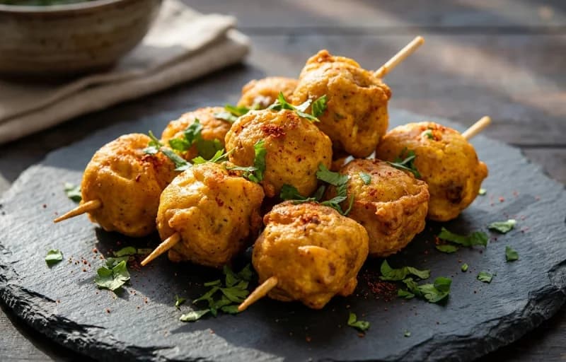 Egg Tujji with Walnut Chutney - Recipe 1