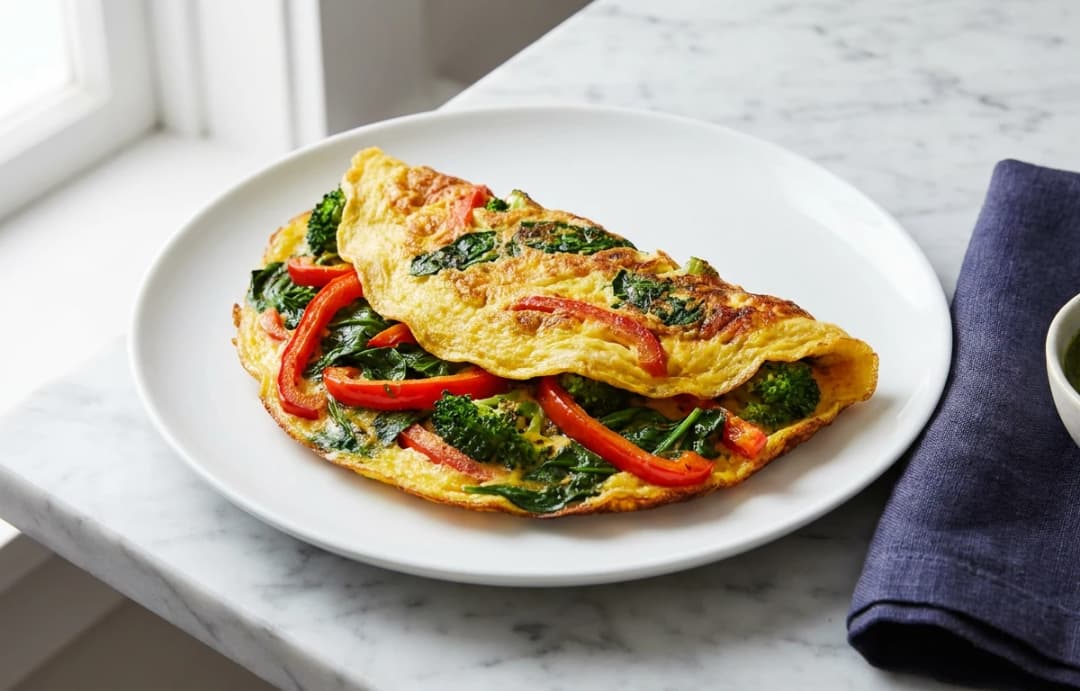 Egg Vegetable Omelette