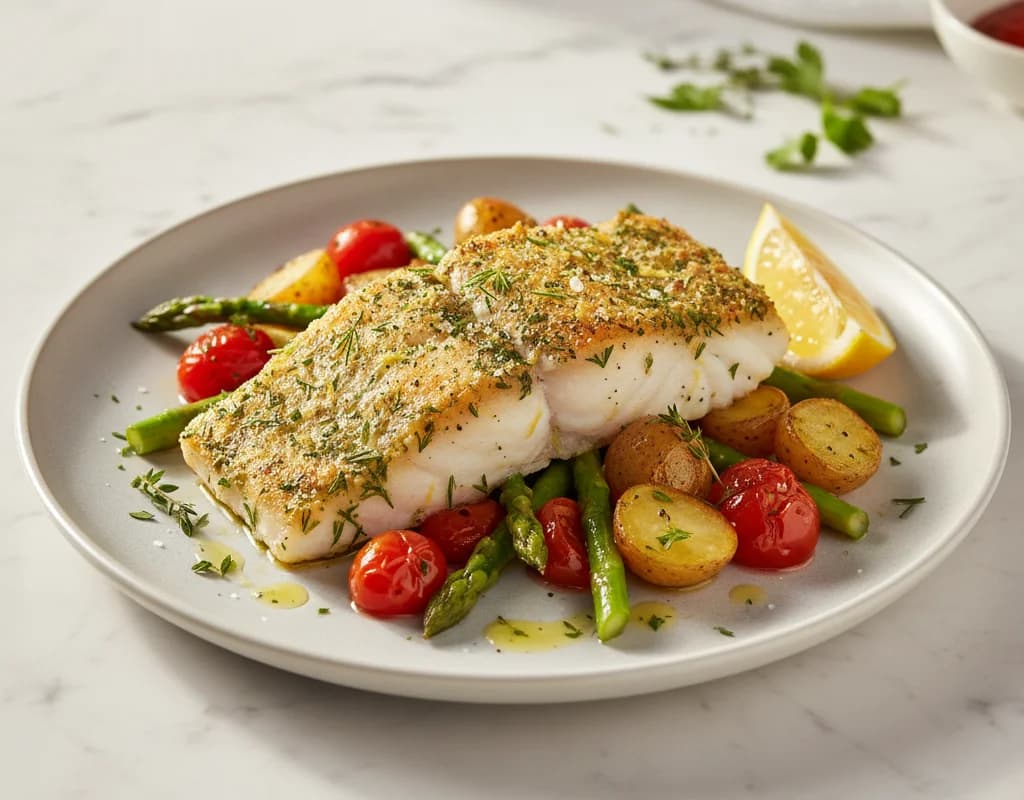 Herb Baked Cod