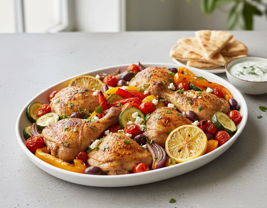 Sheet Pan Mediterranean Chicken