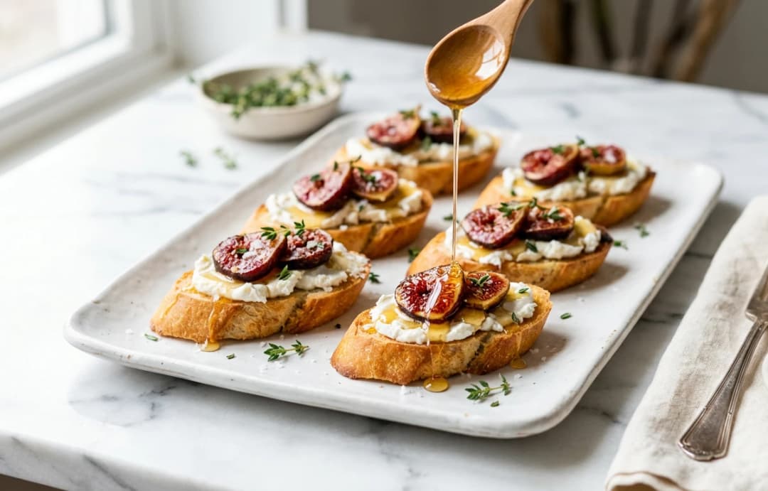Fig & Goat Cheese Crostini