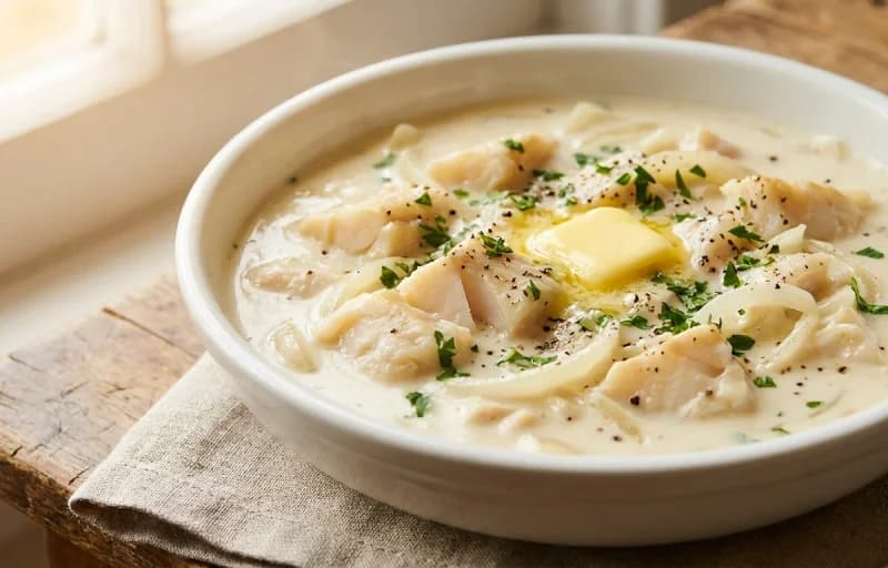 Finnan Haddie, Poached Egg and Mashed Potatoes - Recipe 1