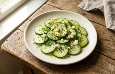 Fresh Cucumber Slices