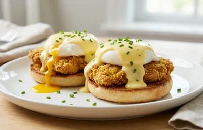 Fried Oyster Benedict