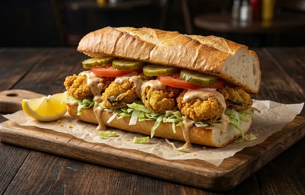 Fried Oyster Po'boy