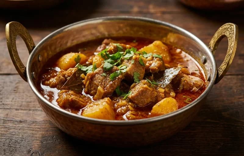 Gahori Aloo Jul, Bengali Luchi and Onion Salad - Recipe 1