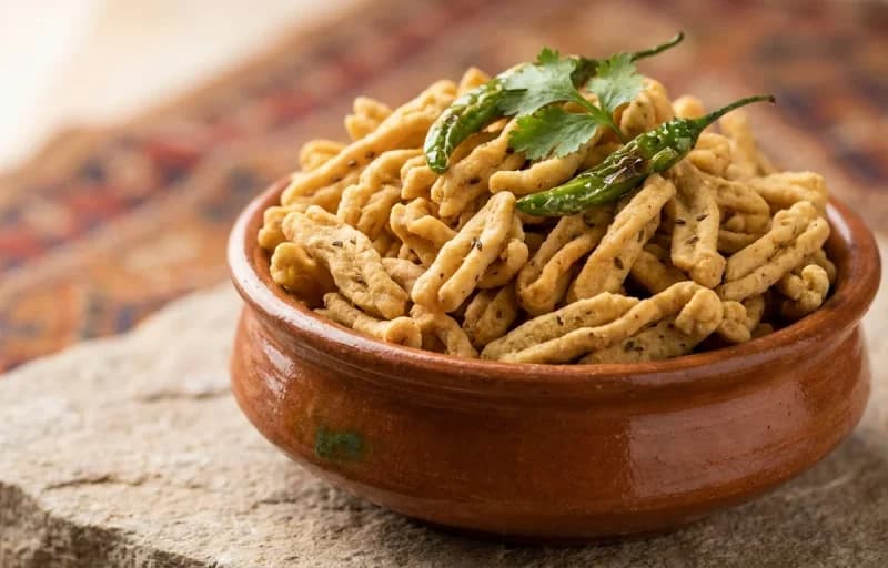 Ganthiya, Masala Omelette and Masala Chai - Recipe 1