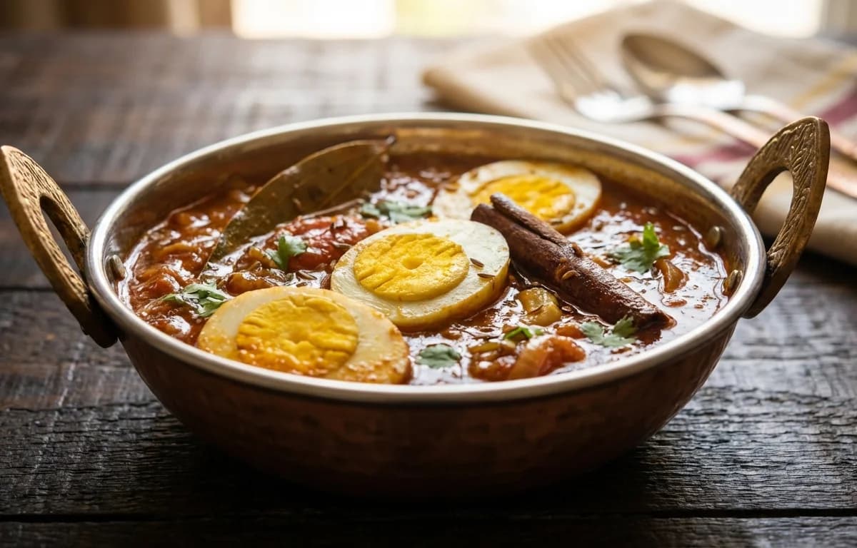 Garlic Egg Curry