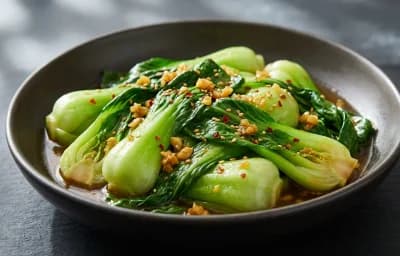 Garlic Ginger Bok Choy