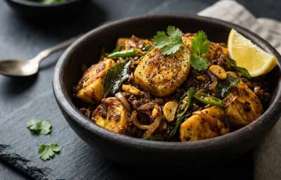 Garlic Pepper Egg Dry